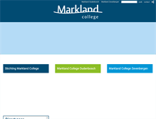 Tablet Screenshot of markland.nl